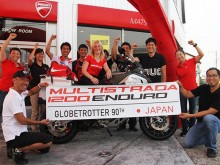 ドゥカティ世界一周モーターサイクルの旅『Globetrotter90』日本編がスタート！の画像