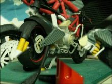 紙模型：Super Sports motorcycle Ducati desmosedici (Paper model)の画像