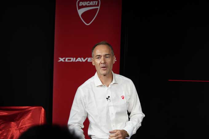 【DUCATI ニューXDiavel V4プレス発表会】この世で最高に超絶エキサイトなクルーザー、V4エンジンを備え大きく生まれ変わる！！　01画像