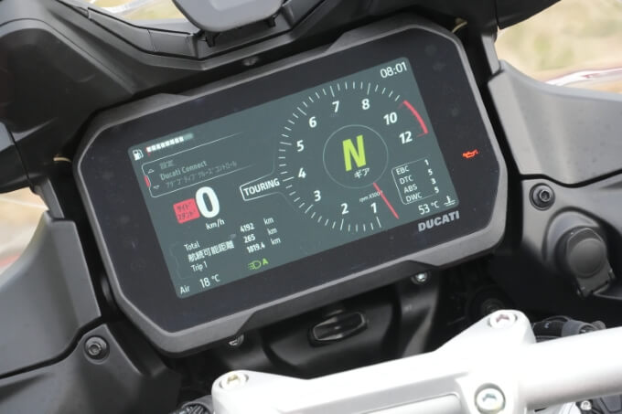 【ドゥカティ ムルティストラーダ V4 S 試乗記】これぞ、天の上を感じさせる極上のフィーリング！！ 17画像