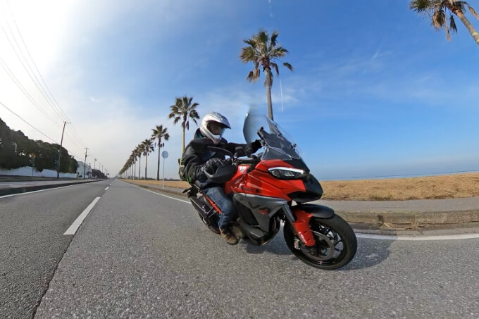 【ドゥカティ ムルティストラーダ V4 S 試乗記】これぞ、天の上を感じさせる極上のフィーリング！！ メイン画像